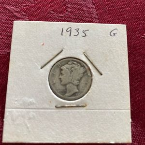 1935 Mercury Dime